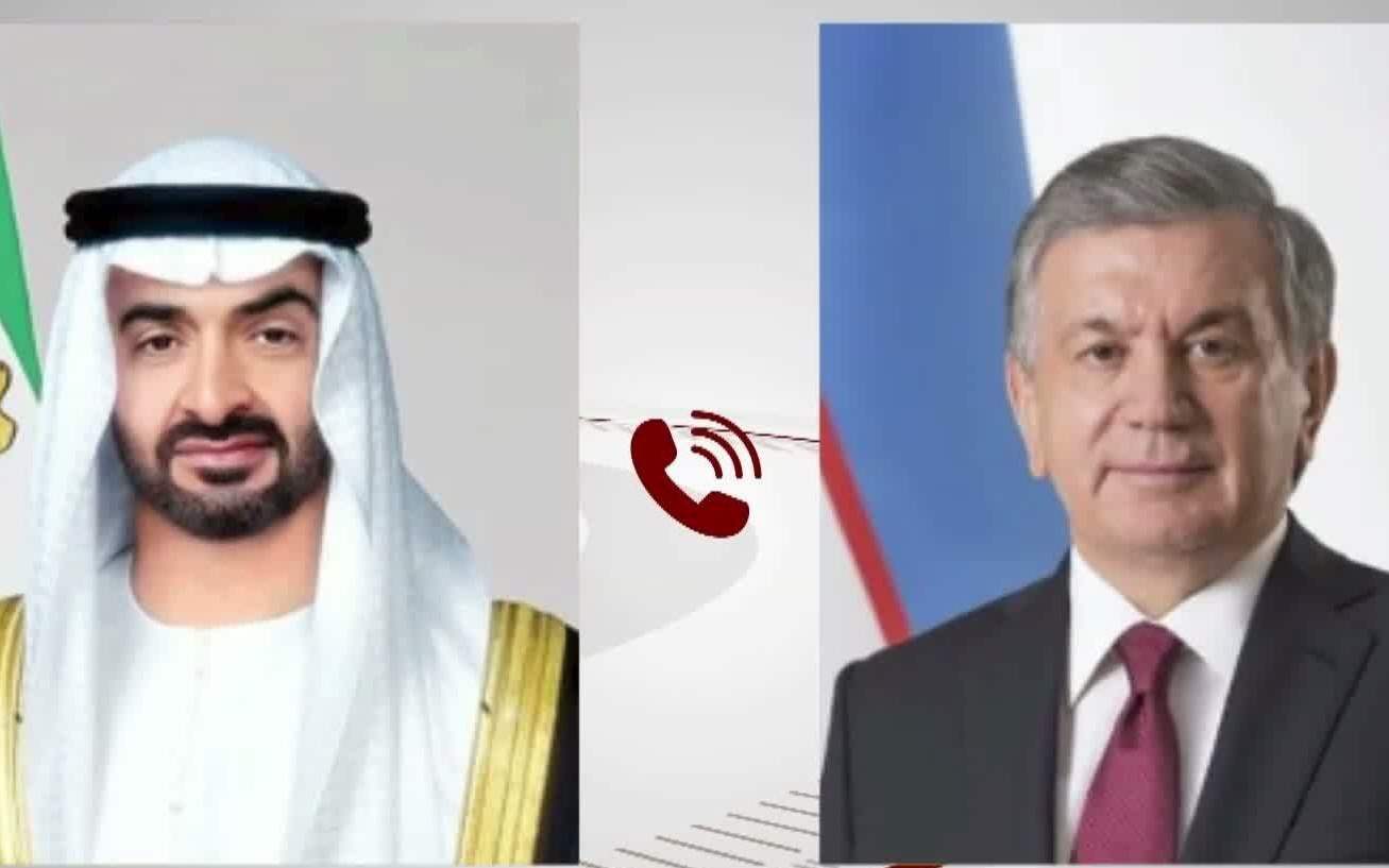 رئيس الدولة ورئيس أوزبكستان يبحثان هاتفياً علاقات البلدين