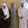 عبدالله بن زايد يستقبل وفد رؤساء المجالس التشريعية الخليجية