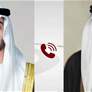رئيس الدولة يجري اتصالا هاتفيا مع امير قطر