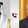 رئيس الدولة والرئيس الايراني يبحثان خلال اتصال هاتفي المستجدات في المنطقة