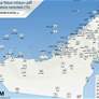 الفرفار بالفجيرة تسجل أقل درجة حرارة بالدولة بلغت 23.1 درجة مئوية
