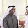 حمد الشرقي يستقبل المهنئين بشهر رمضان بحضور ولي عهد الفجيرة