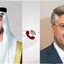 رئيس الدولة يتلقى اتصالاً هاتفياً من رئيس وزراء كرواتيا بحثا خلاله التطورات الإقليمية والاعتداءات الإيرانية التي تستهدف الإمارات