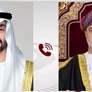 رئيس الدولة وسلطان عمان يتبادلان هاتفياً تهاني عيد الفطر المبارك