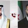 رئيس الدولة يتلقى اتصالاً هاتفياً من الرئيس السوري