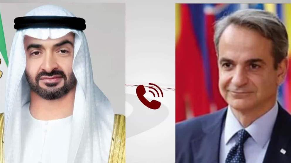 رئيس الدولة ورئيس وزراء اليونان يبحثان هاتفياً علاقات البلدين والتطورات الإقليمية