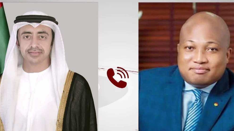 عبدالله بن زايد ووزير خارجية غانا يبحثان هاتفيا العلاقات الثنائية بين البلدين
