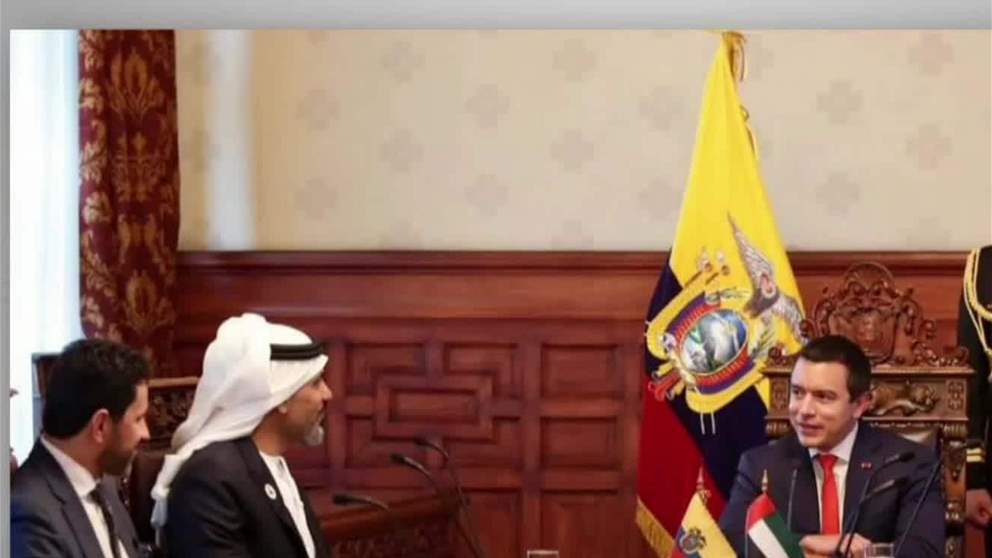 رئيس الإكوادور يستقبل رئيس جهاز الإمارات للمحاسبة