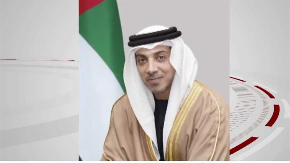 منصور بن زايد يستقبل سفير أوكرانيا بمناسبة انتهاء فترة عمله في الدولة