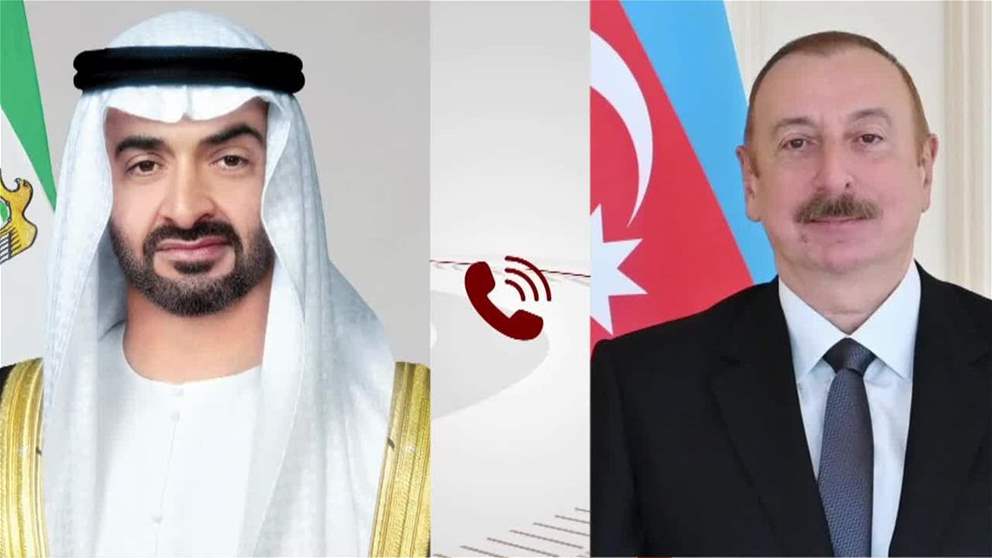 رئيس الدولة يهنئ هاتفياً رئيس أذربيجان باتفاق السلام الأذري - الأرميني التاريخي