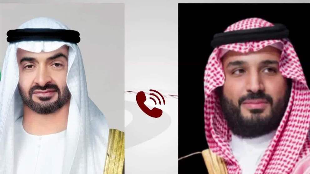 رئيس الدولة وولي عهد السعودية يبحثان هاتفياً العلاقات الأخوية والجهود المبذولة تجاه التطورات في المنطقة