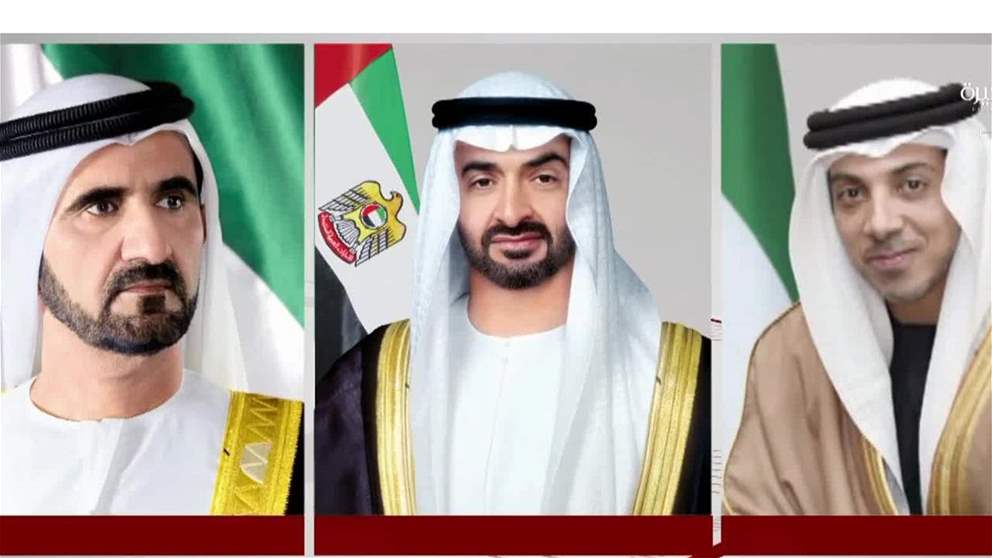 رئيس الدولة ونائباه يهنئون رئيس الأوروغواي بذكرى استقلال بلاده