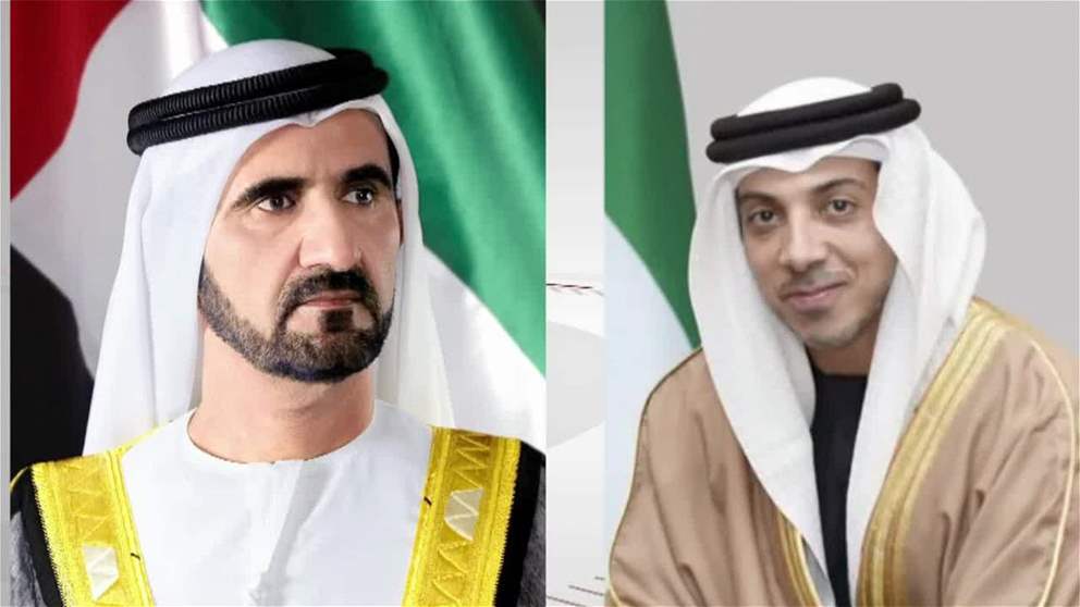 محمد بن راشد ومنصور بن زايد يهنئان رئيس وزراء مملكة تايلاند