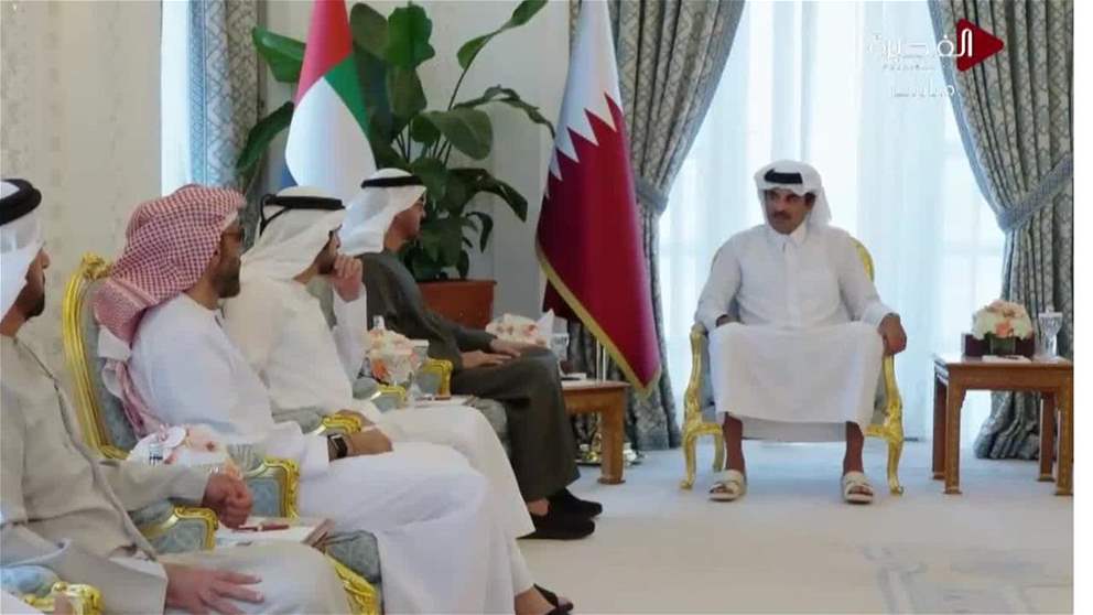 رئيس الدولة يؤكد خلال لقائه الشيخ تميم دعم الإمارات جميع الإجراءات التي تتخذها قطر