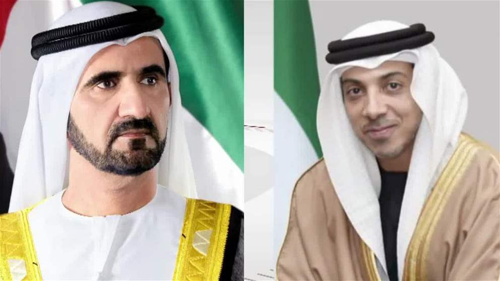 محمد بن راشد ومنصور بن زايد يهنئان رئيس وزراء جامايكا باعادة انتخابه