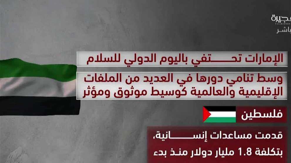 الإمارات تحتفي باليوم الدولي للسلام