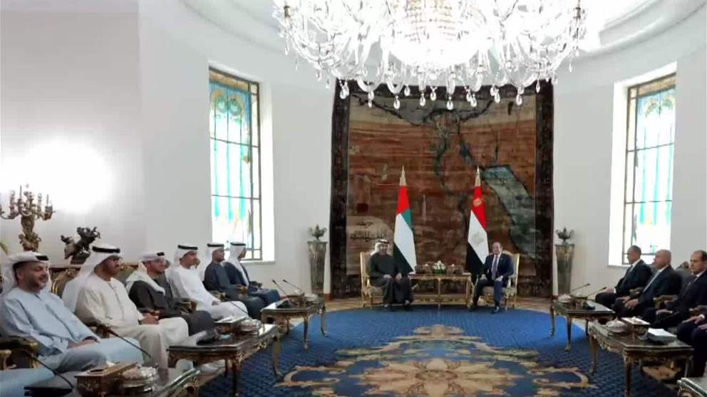 رئيس الدولة والرئيس المصري يبحثان في القاهرة العلاقات الأخوية والتطورات في المنطقة