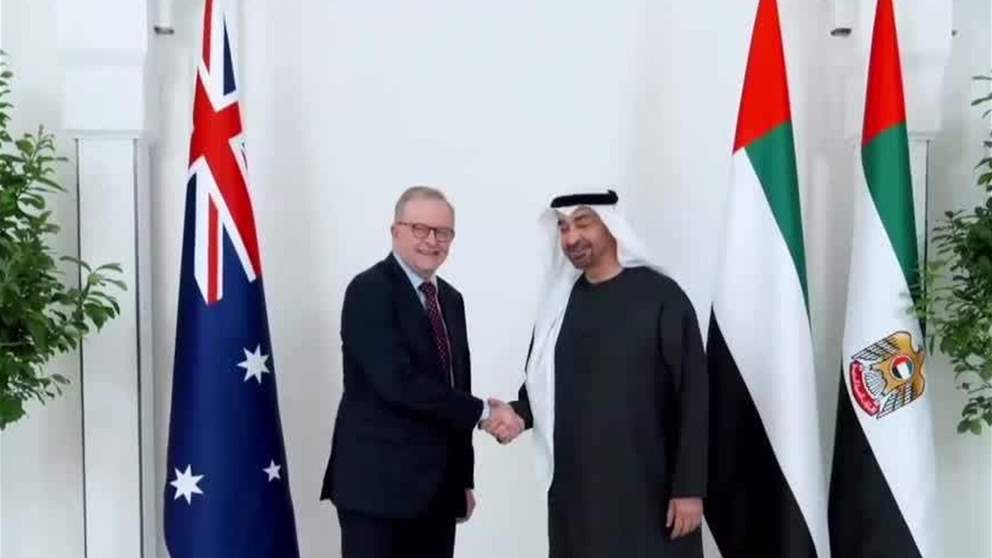 رئيس الدولة ورئيس وزراء أستراليا يبحثان سبل تعزيز العلاقات الثنائية في إطار اتفاقية الشراكة الاقتصادية الشاملة
