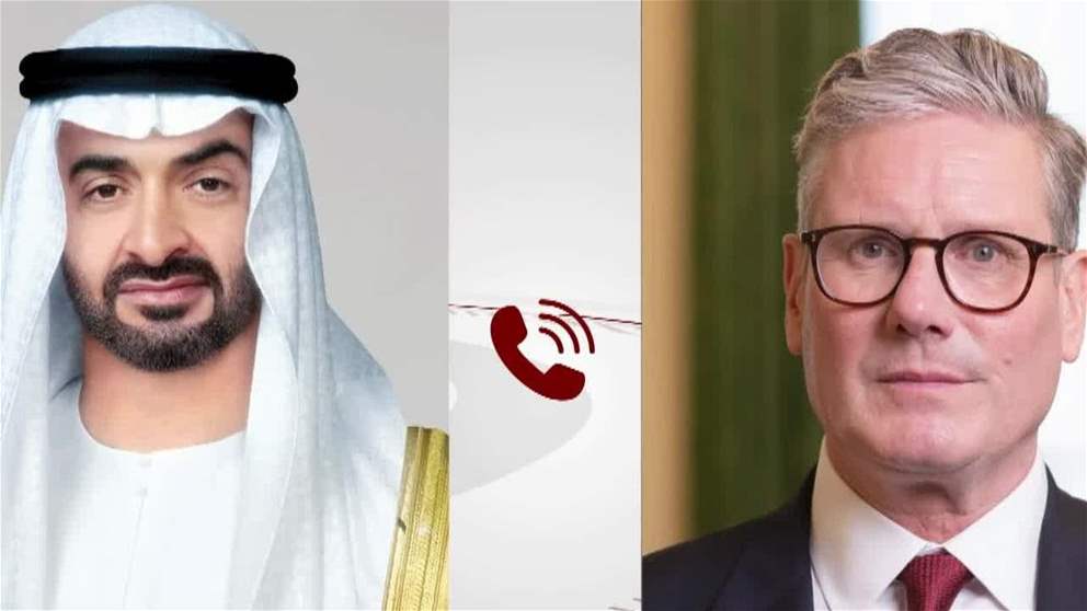 رئيس الدولة ورئيس وزراء بريطانيا يبحثان هاتفيا علاقات البلدين والتطورات الاقليمية