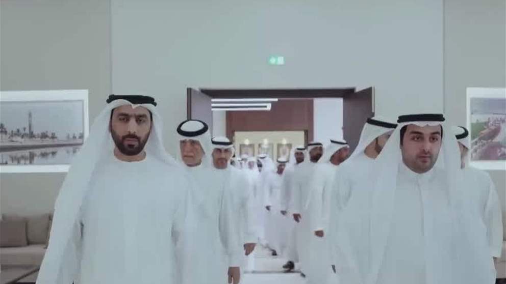 راشد ومكتوم الشرقي يقدمان واجب العزاء في وفاة مراد ميرزا البلوشي