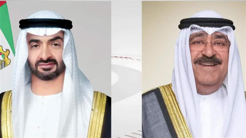 رئيس الدولة وأمير الكويت يبحثان العلاقات الأخوية والتطورات في المنطقة