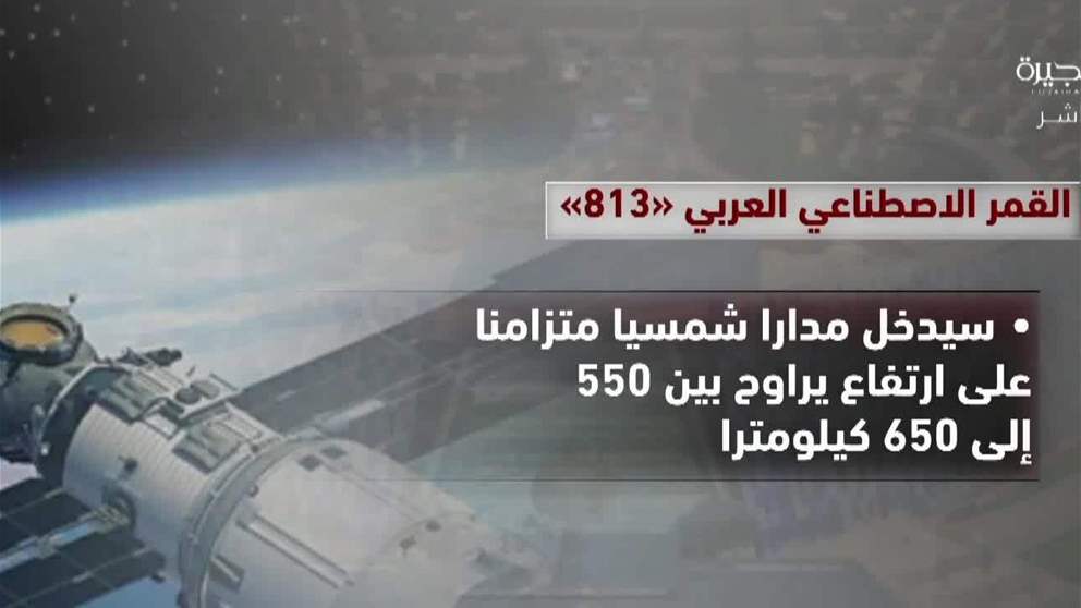 القمر الاصطناعي العربي " 813 "
