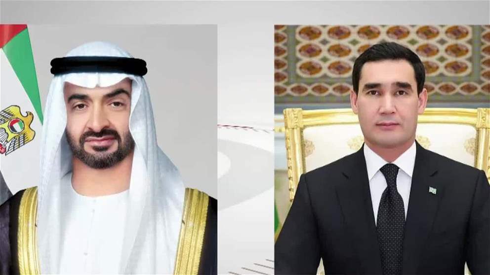 رئيس الدولة يهنئ رئيس تركمانستان بمرور 30 عاماً على العلاقات الدبلوماسية