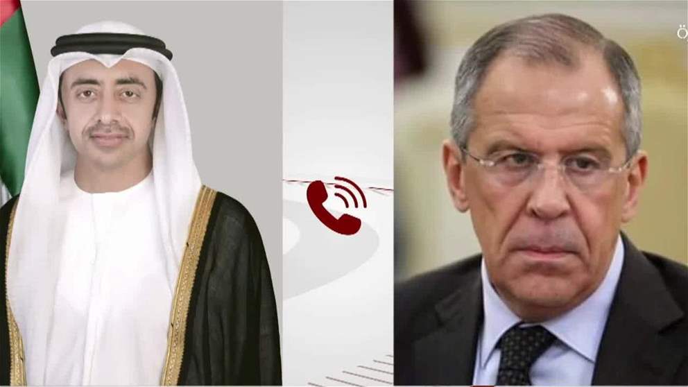 عبد الله بن زايد ووزير الخارجية الروسي يبحثان هاتفيا علاقات التعاون والشراكة بين البلدين