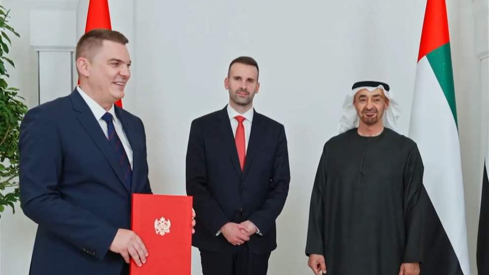 رئيس الدولة ورئيس وزراء مونتينغرو يبحثان علاقات البلدين