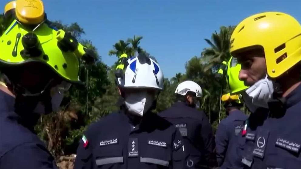 الجيش السريلانكي يشيد بكفاءة فريق البحث والإنقاذ الإماراتي وقدراته العالية