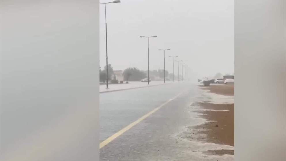 هطول امطار الخير على مناطق متفرقة من الدولة