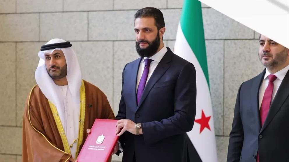 سفير الإمارات يقدم أوراق اعتماده إلى الرئيس السوري
