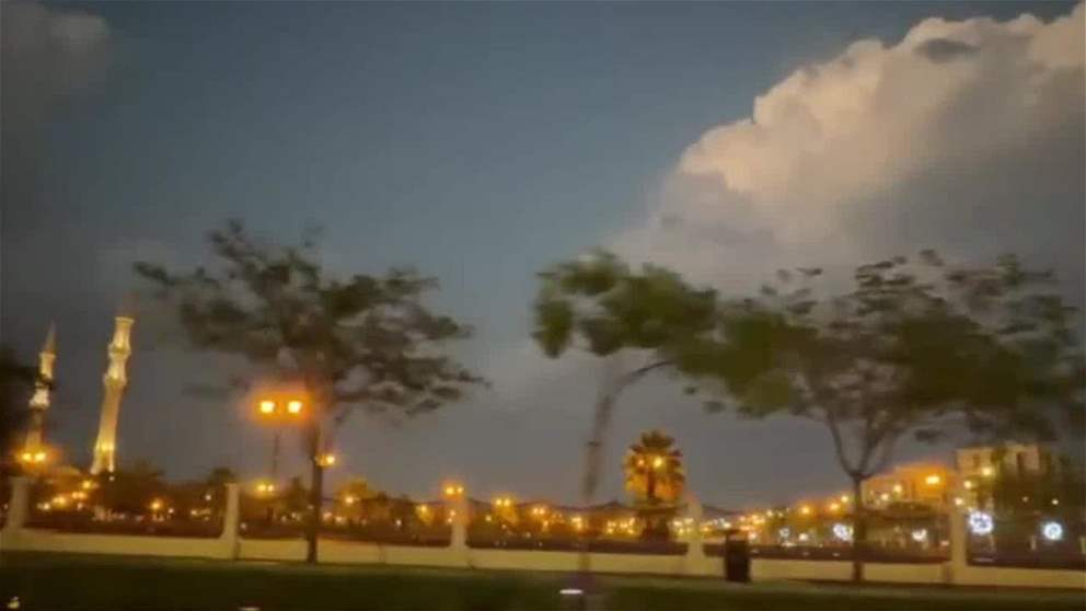 هطول أمطار الخير على إمارة الفجيرة