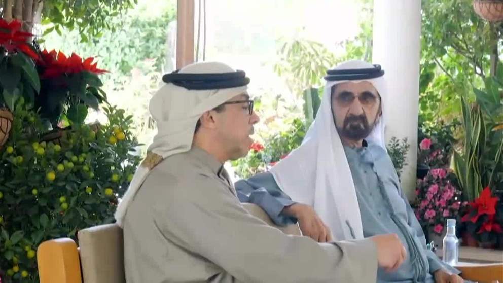 محمد بن راشد يلتقي منصور بن زايد ويبحثان آفاق التنمية الشاملة لرفعة الوطن وخدمة المواطن