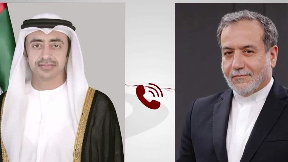 عبدالله بن زايد ووزير خارجية إيران يبحثان هاتفيا العلاقات الثنائية بين البلدين