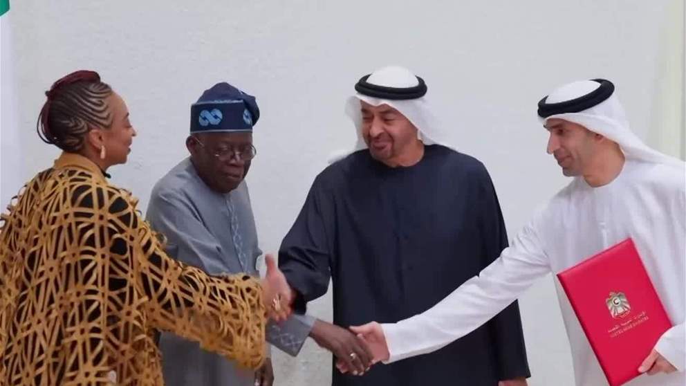 رئيس الدولة والرئيس النيجيري يشهدان توقيع اتفاقية الشراكة الاقتصادية الشاملة بين البلدين