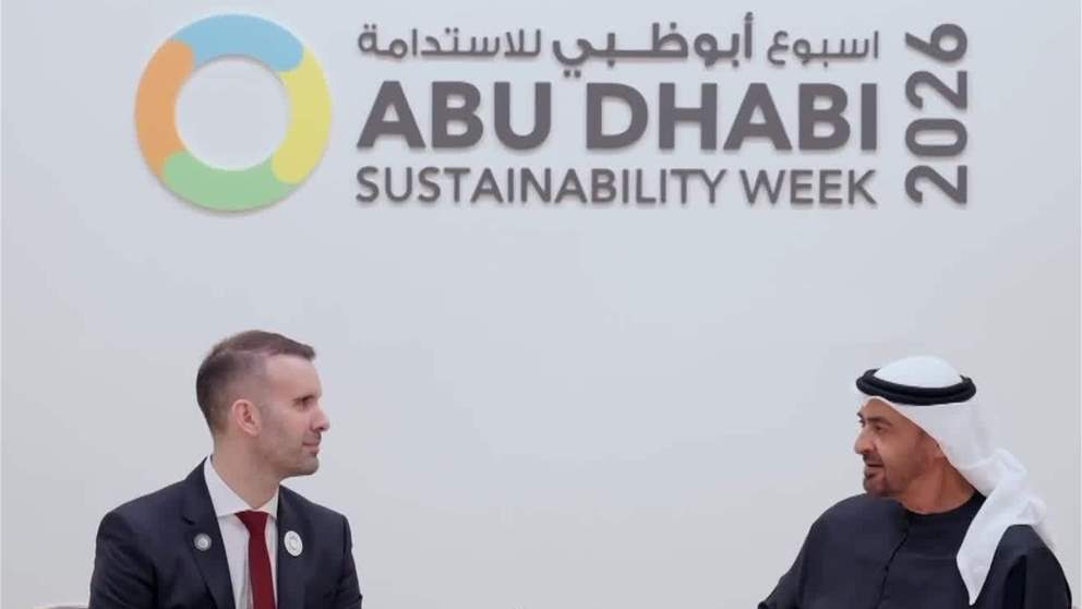 رئيس الدولة يلتقي رئيس وزراء مونتينيغرو خلال فعاليات " اسبوع ابوظبي للاستدامة "