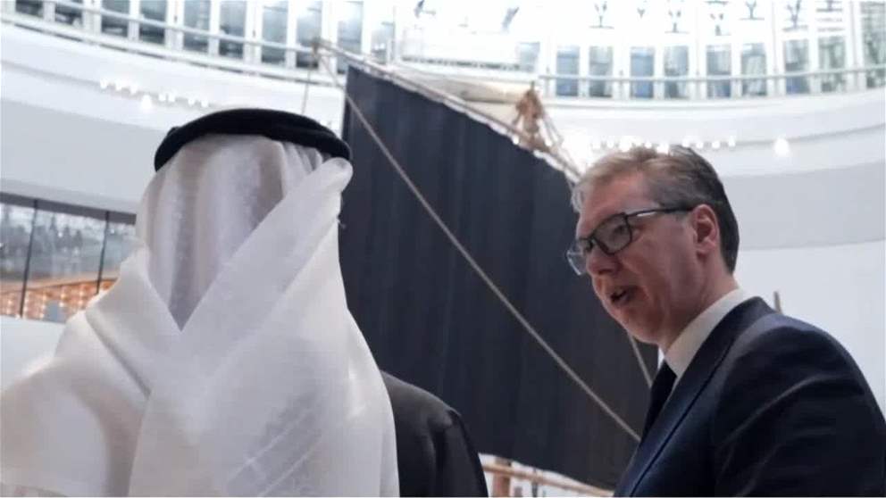 رئيس الدولة يلتقي الرئيس الصربي الذي يقوم بزيارة عمل إلى الدولة يشارك خلالها في أسبوع أبوظبي للاستدامة