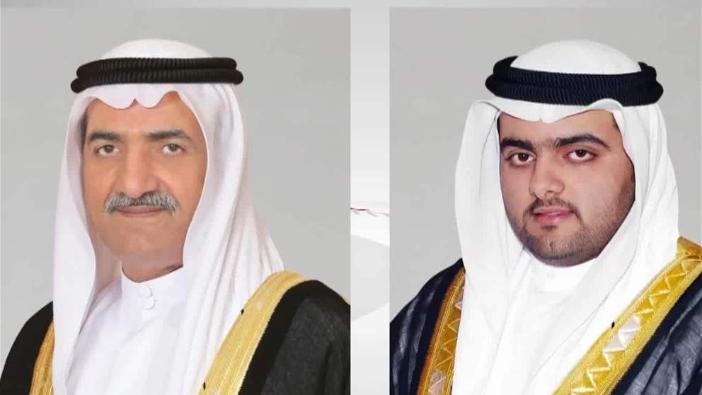 حاكم الفجيرة وولي عهده يعزيان أمير الكويت بوفاة الشيخة بدريه صباح السالم الصباح