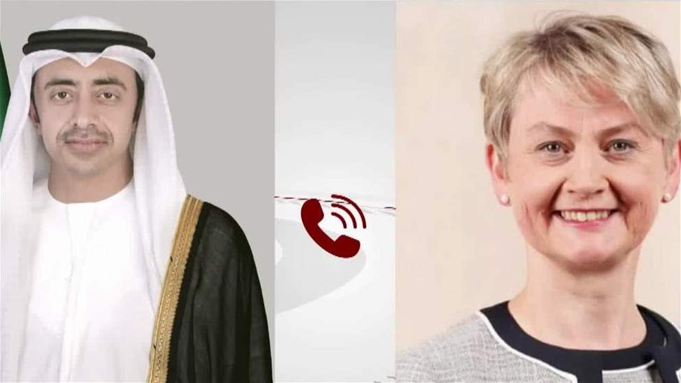 عبدالله بن زايد ووزيرة خارجية بريطانيا يبحثان هاتفياً العلاقات الثنائية بين البلدين