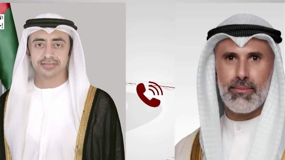 عبدالله بن زايد يهنئ هاتفياً وزير خارجية الكويت ويبحثان العلاقات الأخوية بين البلدين