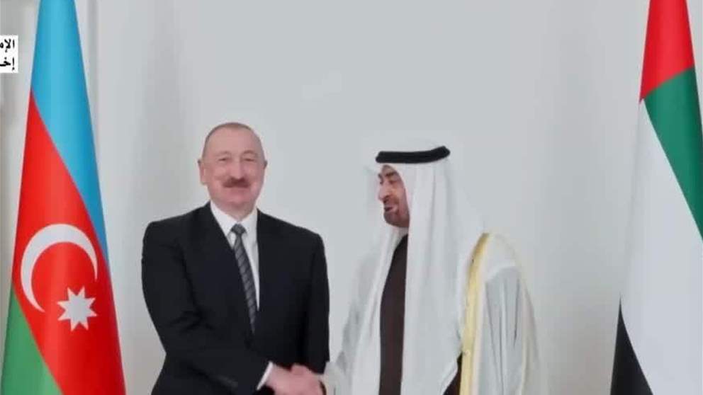 رئيس الدولة ورئيس أذربيجان يبحثان علاقات التعاون في إطار الشراكة الإستراتيجية الشاملة بين البلدين