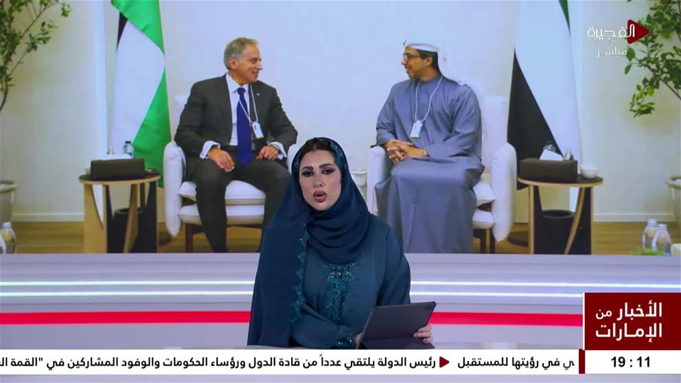 منصور بن زايد يلتقي رئيس مجلس الوزراء الاردني