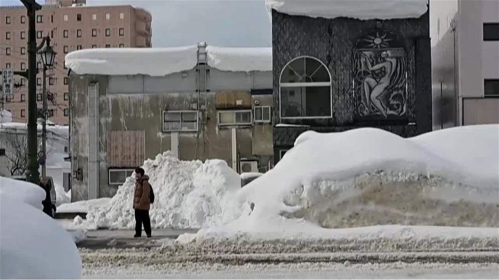 ستة وأربعون قتيلاً حصيلة ضحايا العواصف الثلجية في اليابان