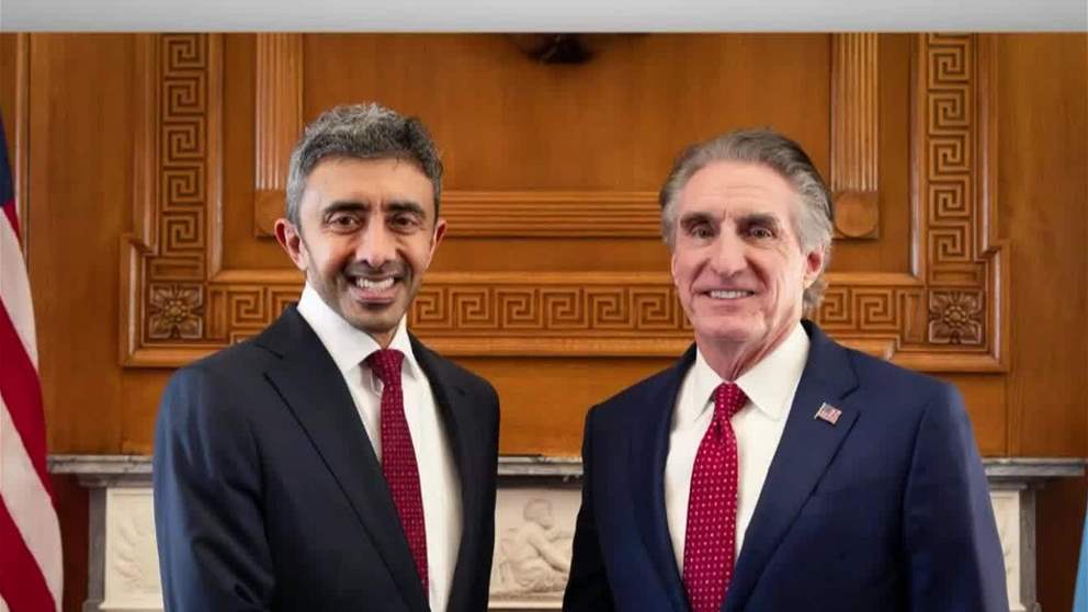 عبدالله بن زايد يلتقي وزير الداخلية الأمريكي في واشنطن