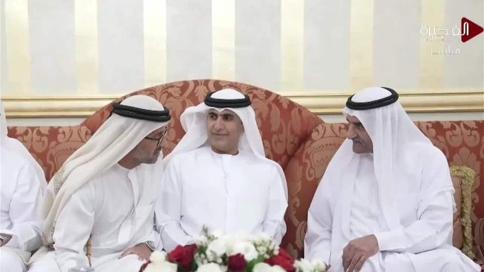 حمد الشرقي يستقبل جموع المهنئين بشهر رمضان بحضور ولي العهد