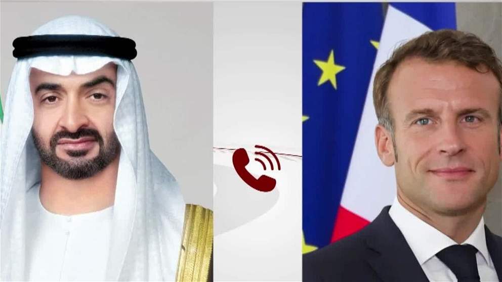 أكد خلاله إدانة فرنسا الاعتداءات الإيرانية.. رئيس الدولة يتلقى اتصالاً هاتفياً من الرئيس إيمانويل ماكرون