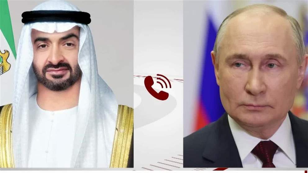 رئيس الدولة يتلقى اتصالاً هاتفياً من الرئيس الروسي