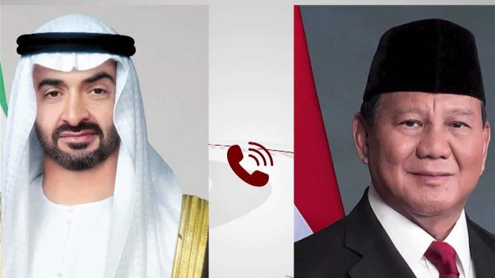 رئيس الدولة يتلقى اتصالاً هاتفياً من الرئيس الإندونيسي بحثا خلاله مستجدات الأوضاع الإقليمية