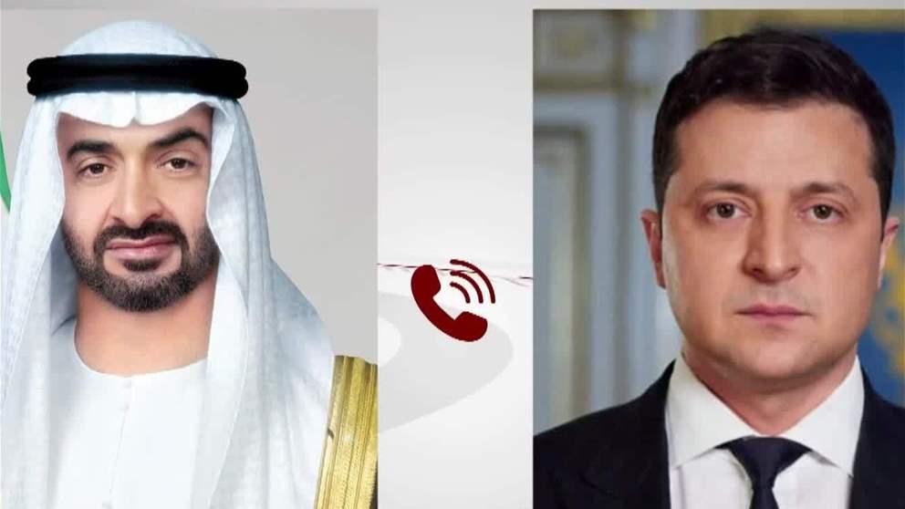 خلال اتصال هاتفي مع رئيس الدولة .. الرئيس الاوكراني يدين الاعتداءات الايرانية ضد الامارات